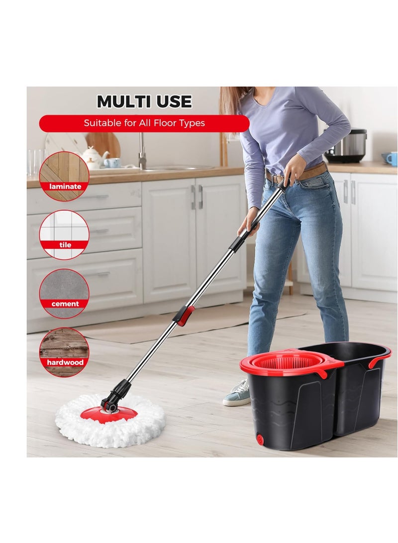ABBASALI 360 Rotating Spin Mop with Bucket Set  - Image 2