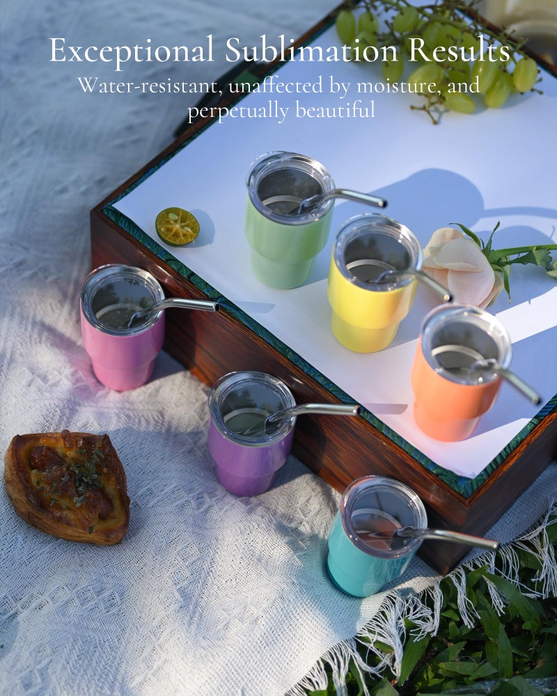 Uirzotn 3Oz Mini Tumbler Shot Glass With Straw And Lid  12 Pack Stainless Steel Sublimation Shot Glasses For Wedding Party Whiskey Cocktail Bar With Straw And Lid - Image 5