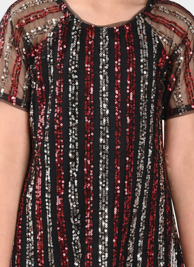 Bonkids BONKIDS Embellished A-Line Dress for Girls