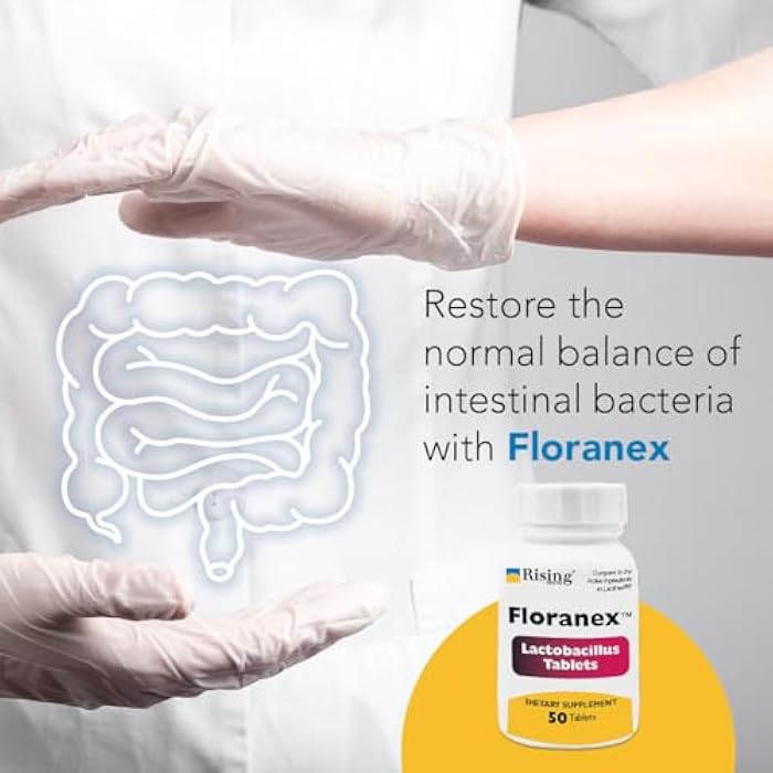 Rising Health - Floranex Tablets - Lactobacillus Probiotic Dietary Supplements - 50 Tablets - Image 3