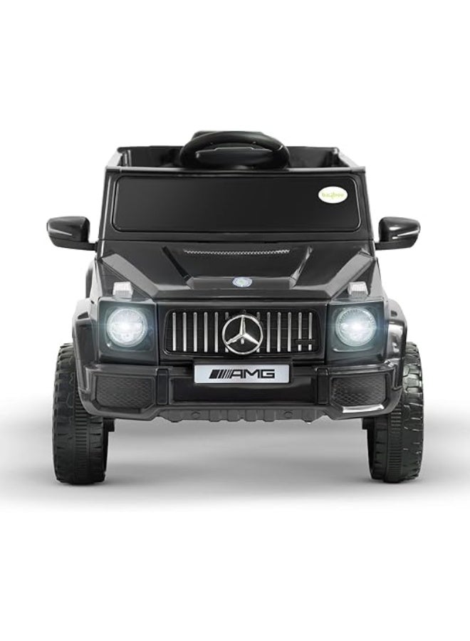 ضحكة  سيارة كهربائية للأطفال – بطارية 12 فولت، محركان 380 واط، تصميم جيب، أضواء LED، موسيقى، ألوان متعددة - Image 1