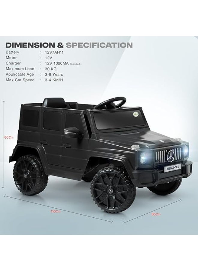 ضحكة  سيارة كهربائية للأطفال – بطارية 12 فولت، محركان 380 واط، تصميم جيب، أضواء LED، موسيقى، ألوان متعددة - Image 2