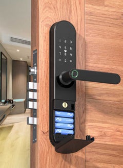 Sharpdo Smart Fingerprint Electronic Door Lock, Fingerprint/Card/Key/Password/Bluetooth, Suitable for Home, Apartment, Office, Hotel  - Image 3