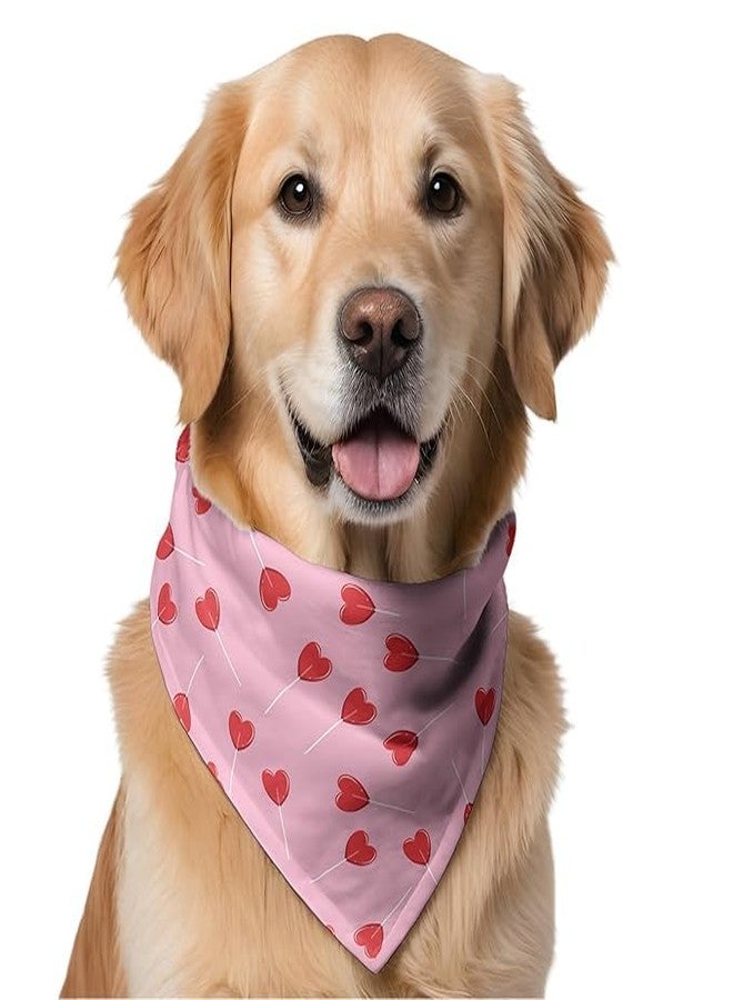 W Brings Bandana for Dogs (Set of 2) | These Stunning Gorgeous Design Dog Bandana Scarf are Perfect Styling Accessory for Dogs Large, Medium & Small. (XL, Donut + Cupid) - Image 5