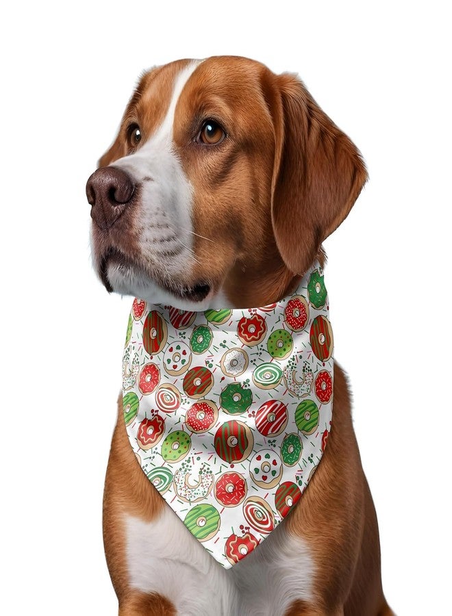W Brings Bandana for Dogs (Set of 2) | These Stunning Gorgeous Design Dog Bandana Scarf are Perfect Styling Accessory for Dogs Large, Medium & Small. (XL, Donut + Cupid) - Image 3