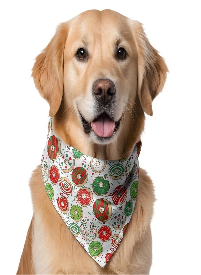 W Brings Bandana for Dogs (Set of 2) | These Stunning Gorgeous Design Dog Bandana Scarf are Perfect Styling Accessory for Dogs Large, Medium & Small. (XL, Donut + Cupid) - Image 1