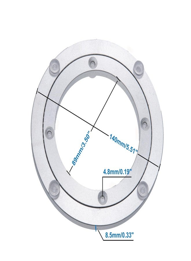 Dailydanny Aluminum Heavy Duty Lazy Susan Rotating Turntable Bearing Swivel Plate Hardware for Dining-Table (6 inch) - Image 5