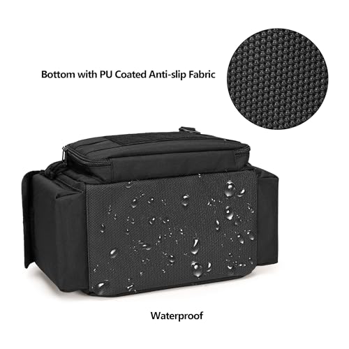 Rexmica Small Tool Bag with Anti-friction and Thick Padded Bottom, Tool Storage Organizer for Men, Tactical Bag, Range Bag, Multi-functional Work Tote for Repairman, Electrician, Carpenters, Handyman - Image 4