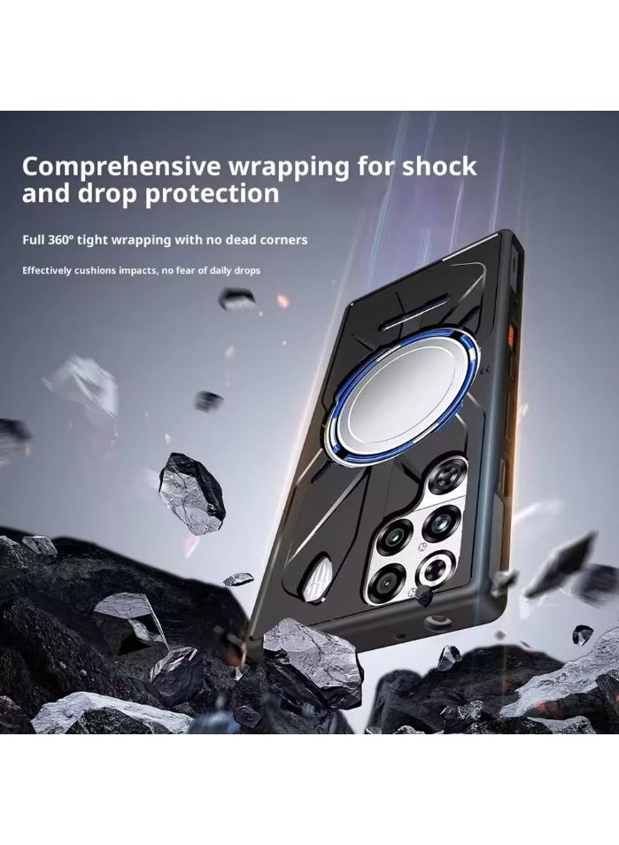 Case Compatible with Nubia RedMagic 11 Pro Plus/Red Magic 11 Pro+, Wear Resistant Esports Flexible TPU Anti-Scratches Shockproof Cover - Image 4