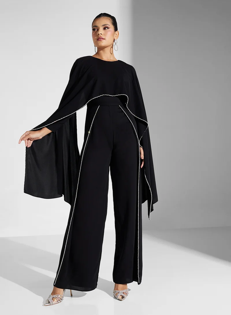 Akadia Fashion flote cape jumpsuit