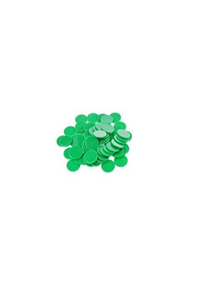 morel Plastic Plain Token Coin, Chips for Board Games, Round Shape Plastic Token (100 Coin) Multicolor - Image 5