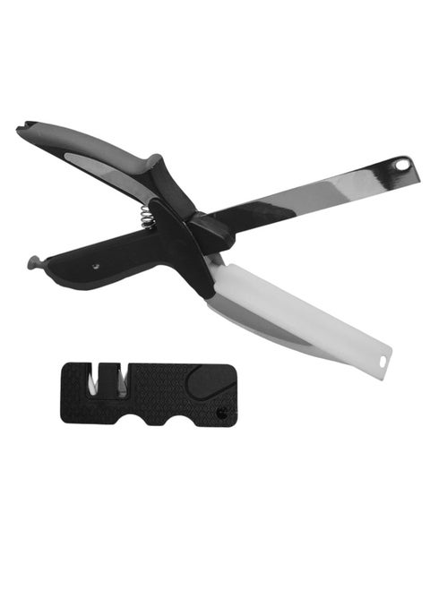 Vegetable Slicer Cutter, Vegetable Scissors Food Cutter Choppers, Multiple Purpose Vegetable Chopper, Lightweight And Durable Smart Cutting Scissors And Sharpener Set