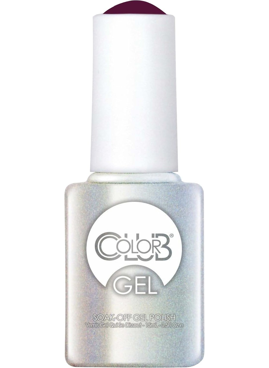 Color Club - Color Club Twice Bitten Nail Gel Dark Plum Purple Color Polish, .5 fl oz (15 mL) - Image 1