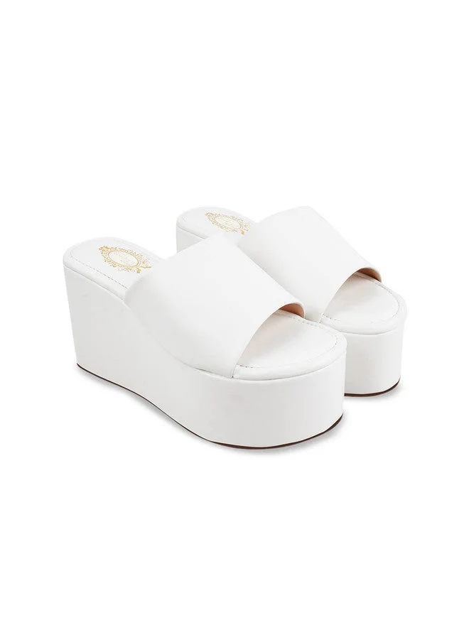 Shoetopia Shoetopia Girls Open Toe Wedge Heels