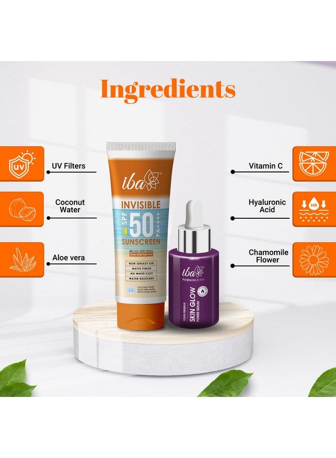 Iba Iba Summer Special Skin Care Combo Vitamin C Serum 30ml + Matte Finish Sunscreen 100g | For Radiant Skin with Brighten Skin Tones and Sun Spots | Halal Certified & Vegan - Image 3