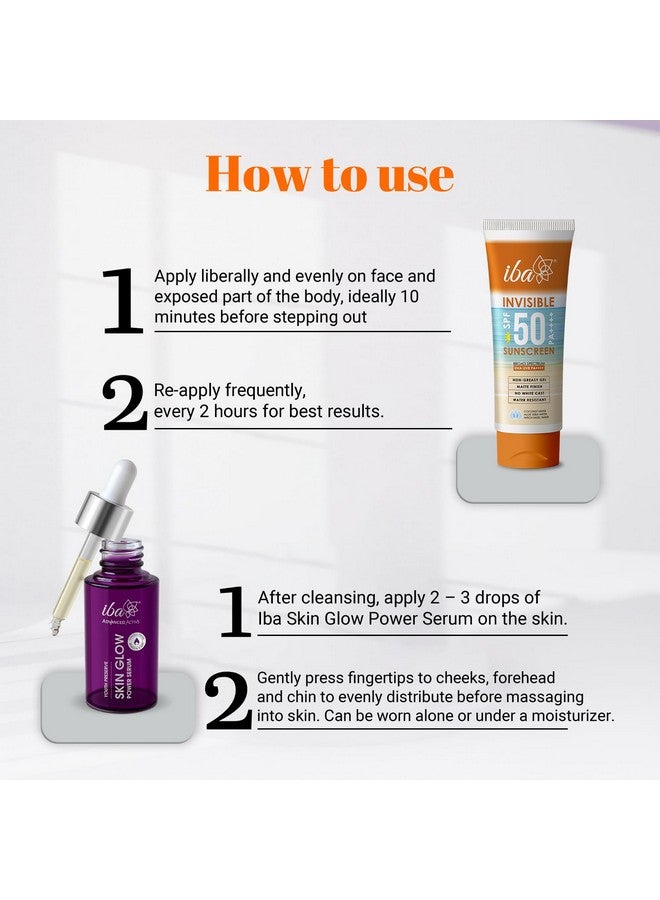 Iba Iba Summer Special Skin Care Combo Vitamin C Serum 30ml + Matte Finish Sunscreen 100g | For Radiant Skin with Brighten Skin Tones and Sun Spots | Halal Certified & Vegan - Image 4