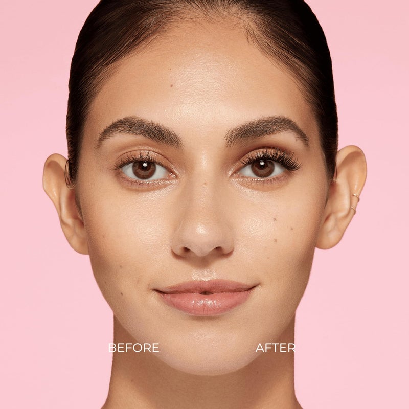 Impress رموش كيس إم بريس الصناعية اللاصقة، 10 مم-12 مم حجم غلّام، سوداء، بدون حاجة للصمغ، شريط غير مرئي، 12 مجموعة رموش - مصقولة - Image 5