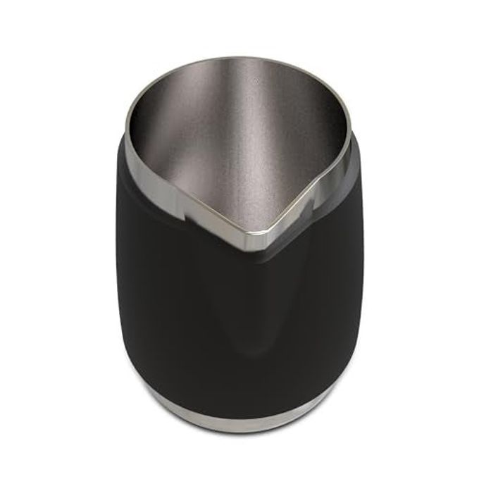 Rattleware 20 Oz Handle Free Latte Art Pitcher Stainless Steel with Rubber Grip Durable Heat Resistant Milk Frothing Pitcher for Baristas Home Cafes and Coffee Shops - Image 1