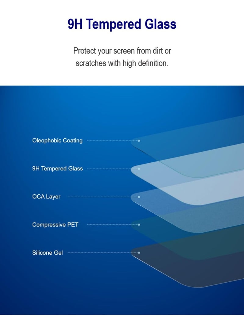 Tempered Glass Screen Protector Film Combo Compatible with DJI OSMO Pocket 3 Camera 2 Screen Protector +2 Lens Film Foil Ultra Clear for OSMO Pocket3 Camera Accessory - Image 2