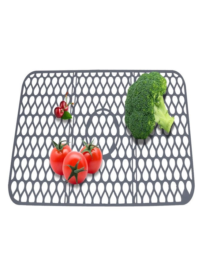 NICE DAY Sink Mat, Sink Protectors for Kitchen Sink By Better Housewares Wok Stand Strong Adsorption And Skid Resistance PVC Free Silicone Sink Mat (Extra Large: 26"x14") - Image 2