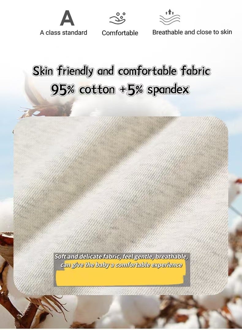 Baby clothes, cotton clothing, winter cotton A-level spring and autumn sets, autumn and winter hoodies, thick jumpsuit, suitable for 0-18M  - Image 2