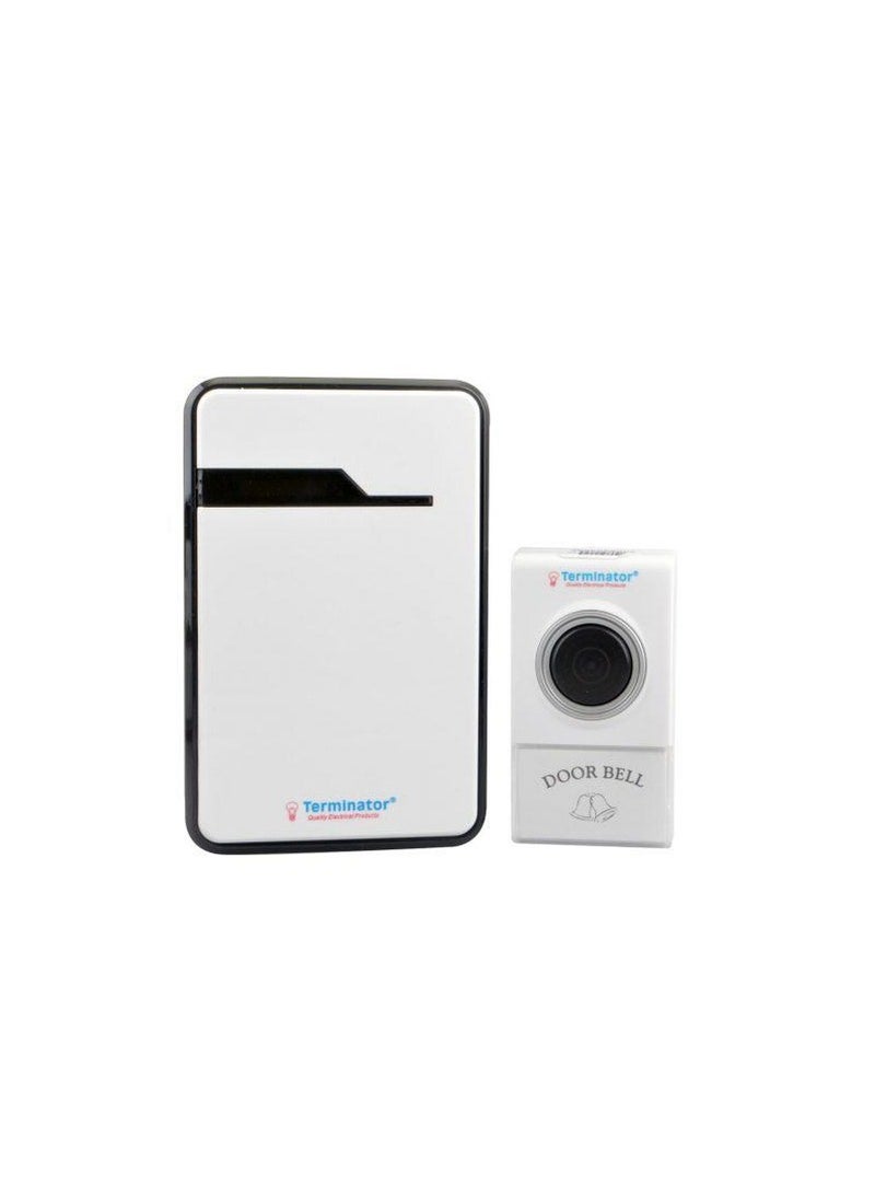 Terminator Terminator Digital Wireless Doorbell White