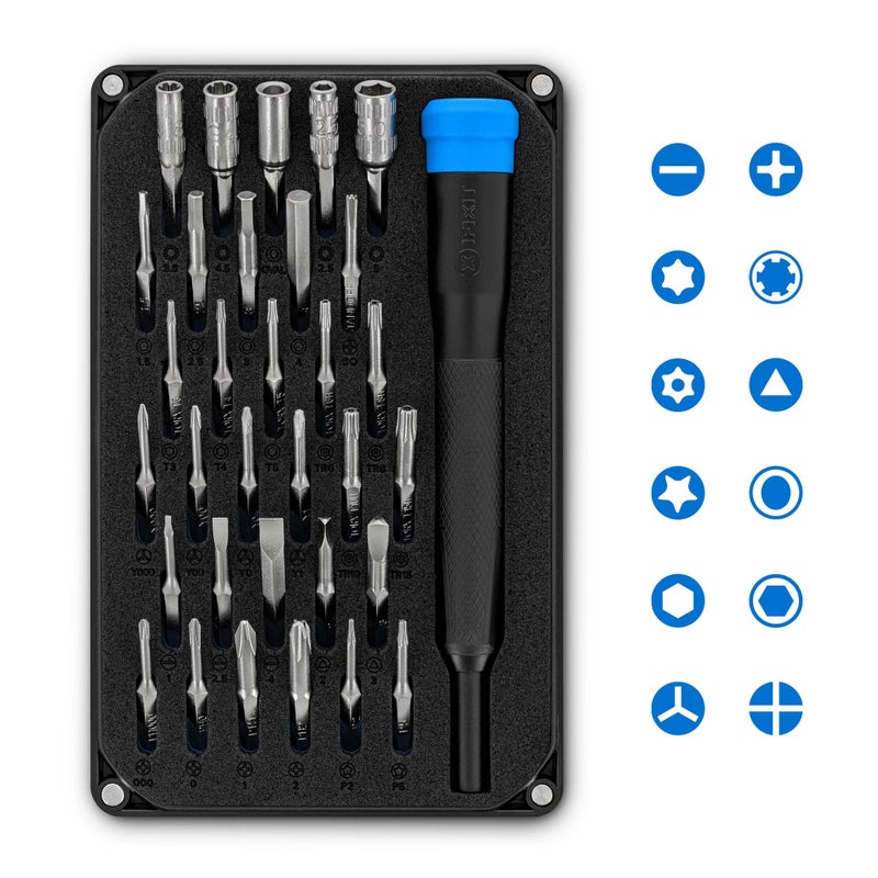 iFixit Moray Driver Kit - 32 Precision Bits for Smartphones, Game Consoles & Small Electronics Repair - Image 4