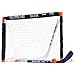 Franklin Sports NHL Edmonton Oilers NHL Team Mini Hockey Set Kids Indoor Knee Hockey Goal Ball2 Mini Stick Combo Ages 3 - Image 3