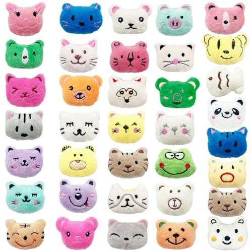 PPXMEEUDC 36PCS Mini Stuffed Animal Plush Toys 36 Styles Cute Small Stuffed Animals for Party Favors Treasure Box Prizes Claw Machine Carnival Goodie Bags - Image 1