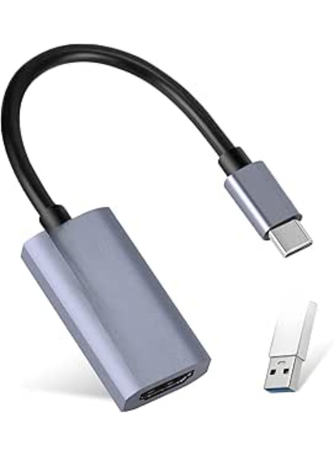 كارت التقاط فيديو HDMI إلى USB-C | جهاز تسجيل 4K مع إخراج 1080P 60FPS للبث المباشر والألعاب والتسجيل - Image 1