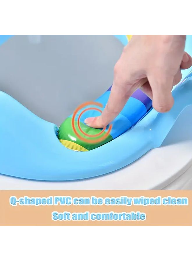 Pink Kids Toilet Training Seat Anti Slip Portable Potty Cushion Cover - Image 2