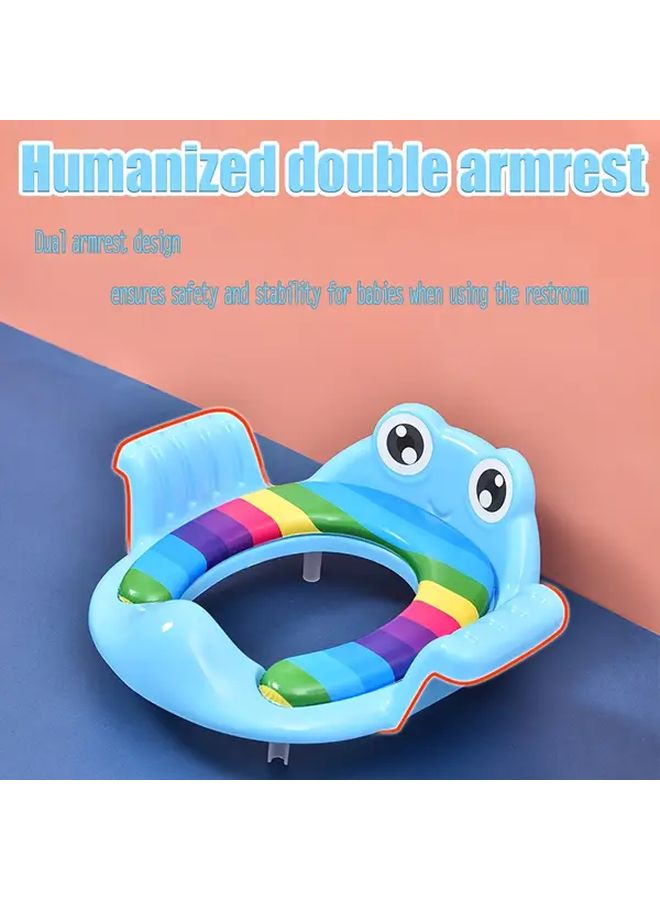 Pink Kids Toilet Training Seat Anti Slip Portable Potty Cushion Cover - Image 5