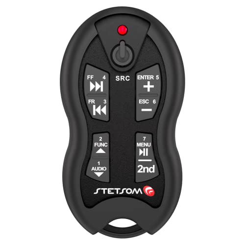 Stetsom SX2 - Universal Remote Control, Infrared, Long Range (1640 ft), 16 Functions, Learning Mode, Compatible with Car Audio Head Units, Home Devices and Video Equipment - Image 1