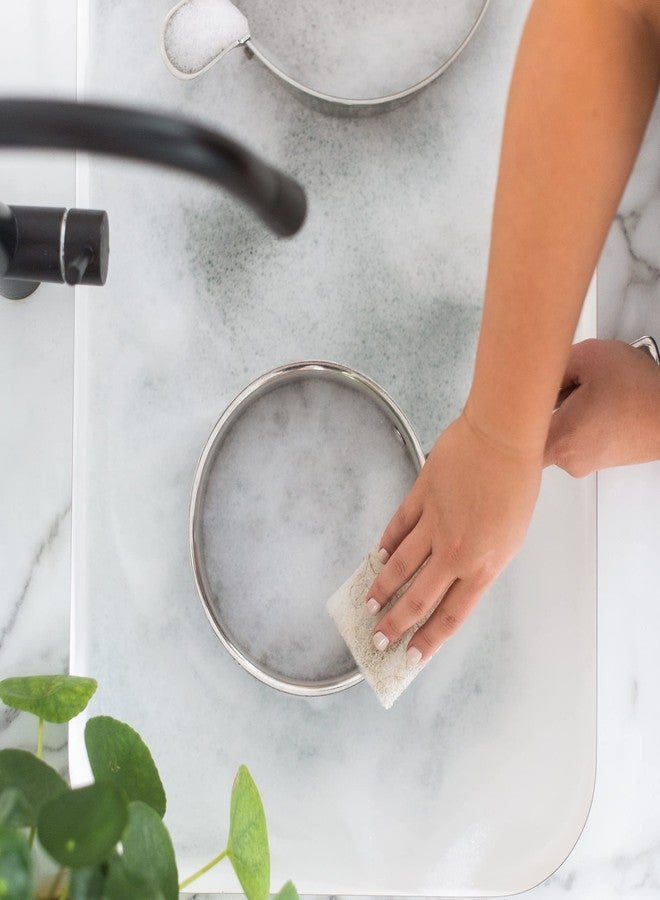 Full Circle Beachy Clean, Heavy Duty Scour Pads Made with Coconut Shells, Plant-Based & Recycled Materials, Pack of 3 - Image 4