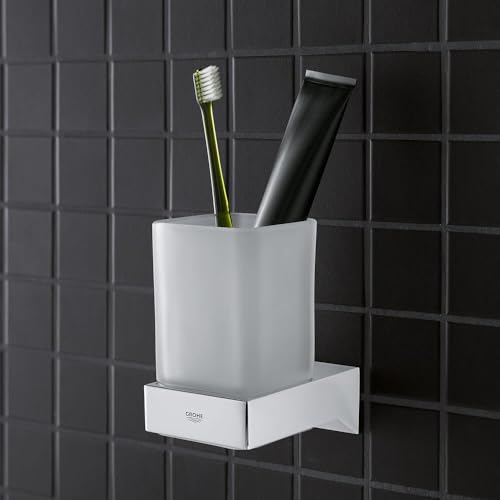 GROHE 40865000 Selection Cube Holder, Starlight Chrome - Image 3