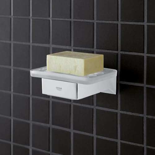 GROHE 40865000 Selection Cube Holder, Starlight Chrome - Image 4