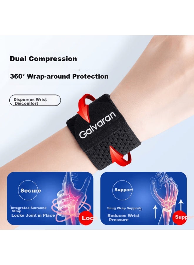 Galvaran Wrist Support Brace For Tendon Sheath Wrist Sprain Uni Pain Relief Sports Fitness Joint Stabilizer Lightweight Sleeve - Image 4