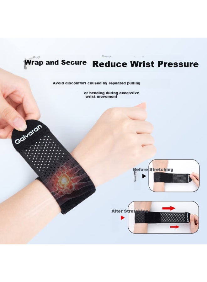 Galvaran Wrist Support Brace For Tendon Sheath Wrist Sprain Uni Pain Relief Sports Fitness Joint Stabilizer Lightweight Sleeve - Image 2