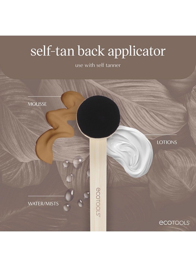 EcoTools Good Tan Self-Tan Back Applicator, Back Brush For Applying Self-Tan, Long Handle For Controlled Sunless Tanning, Eco Friendly Back Tanning Applicator, Vegan, & Cruelty Free, 1 Count - Image 4
