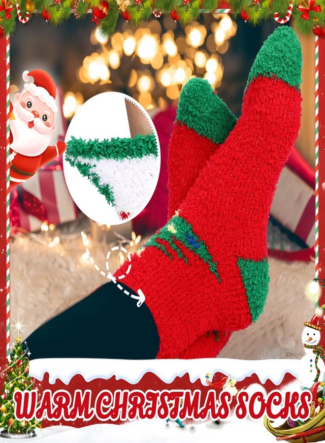 Cutecrop جوارب كيوت كروب النسائية الناعمة المزينة برسومات كب كيك عيد الميلاد، 30 زوجًا، مع بطاقات عيد الميلاد، هدية مثالية لفصل الشتاء أو كهدية يمكنك صنعها بنفسك (منقطة). - Image 5