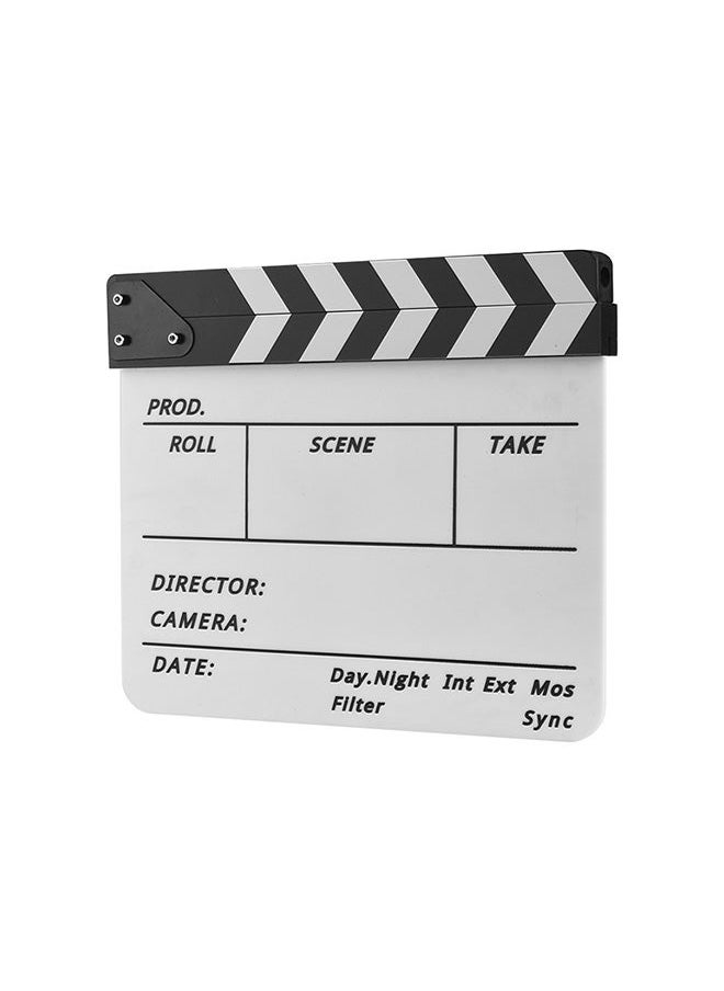NIBEMINENT Cut Scene Clapper Board Slate With Marker Pen Multicolour  - Image 3