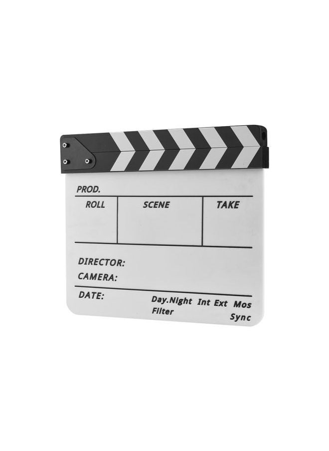 NIBEMINENT - Cut Scene Clapper Board Slate With Marker Pen Multicolour - Image 1
