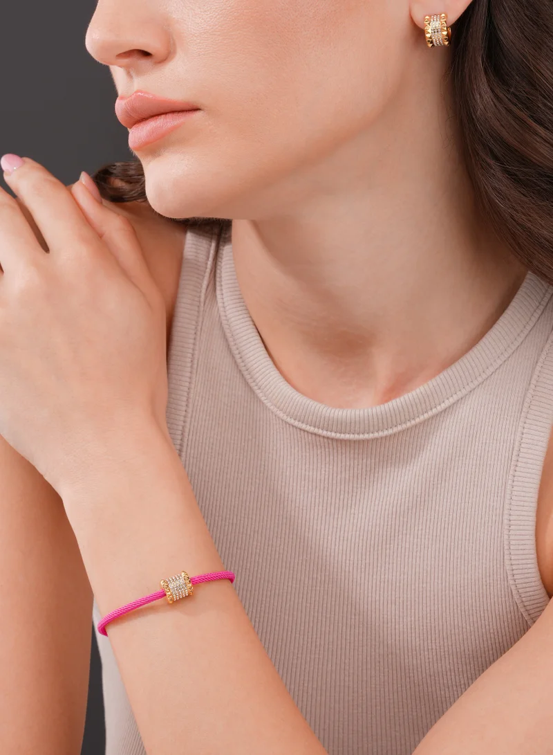 POLICE Barrel Bracelet for Women Gold Plating with crystalsPEJLB0001406