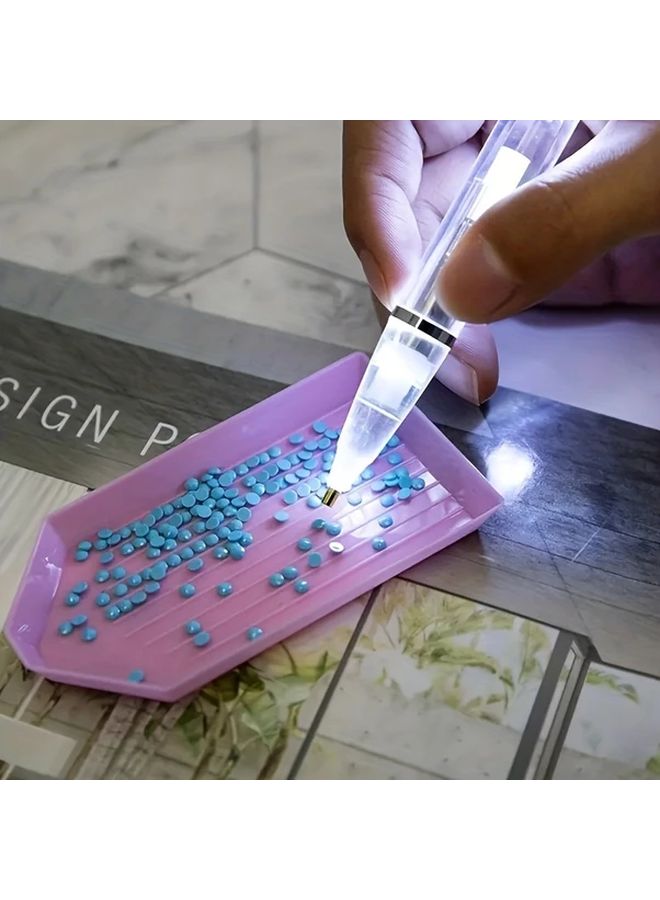 مجموعة قلم رسم الماس LED أداة تطريز مضيئة للحرف اليدوية DIY للتطريز المتقاطع - Image 2