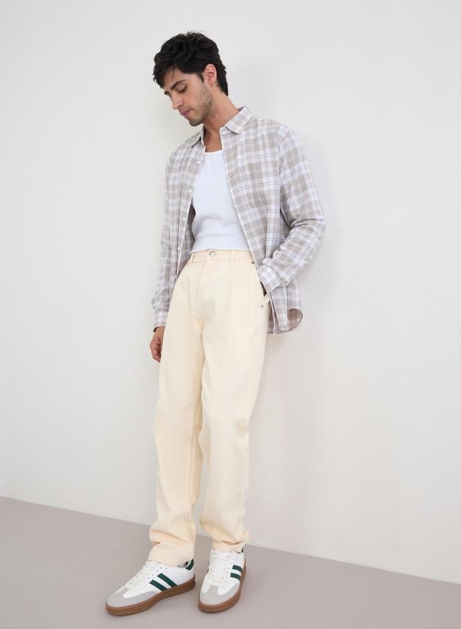 Styli Checked Regular Fit Long Sleeve Shirt - Image 2