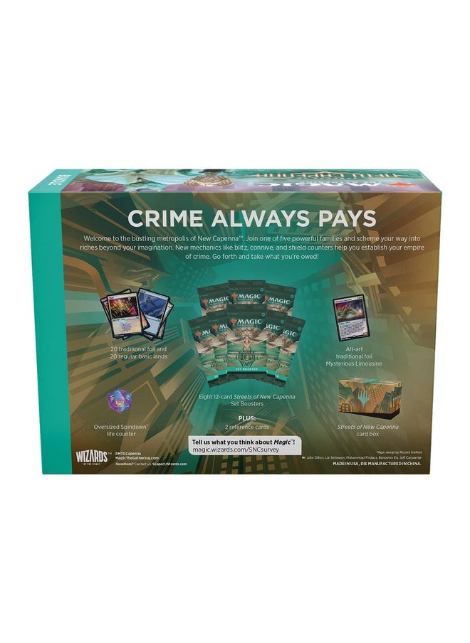 Magic the Gathering Magic: The Gathering Streets of New Capenna Bundle | 8 Set Boosters + Accessories  - Image 4