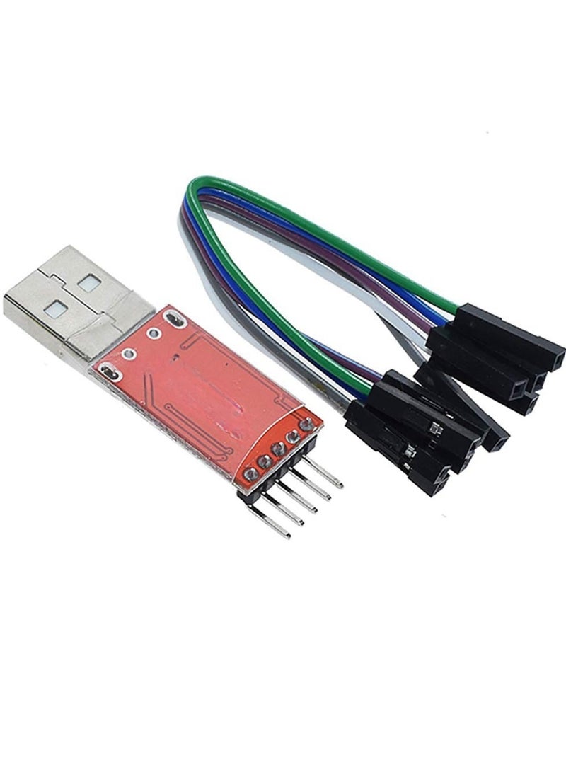 erorex Module Serial Converter Adapter Module USB to TTL Downloader with Jumper Wires  - Image 3