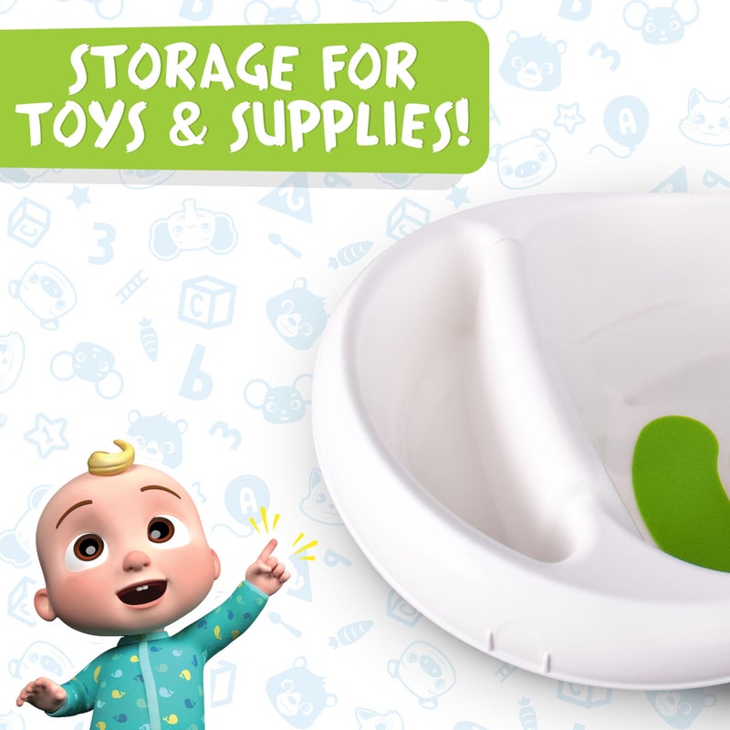 Cocomelon Baby 3-in-1 Sling and Seat Bath Tub with Removable Infant Support, Convertible Infant to Toddler Bath Tub with Seat, Shower Gift, Ages 0-24 Months - Image 3