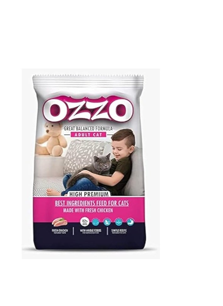 OZZO OZZO High Premium Adult Cat Dry Food With Fresh Chicken 4 kg  - Image 3