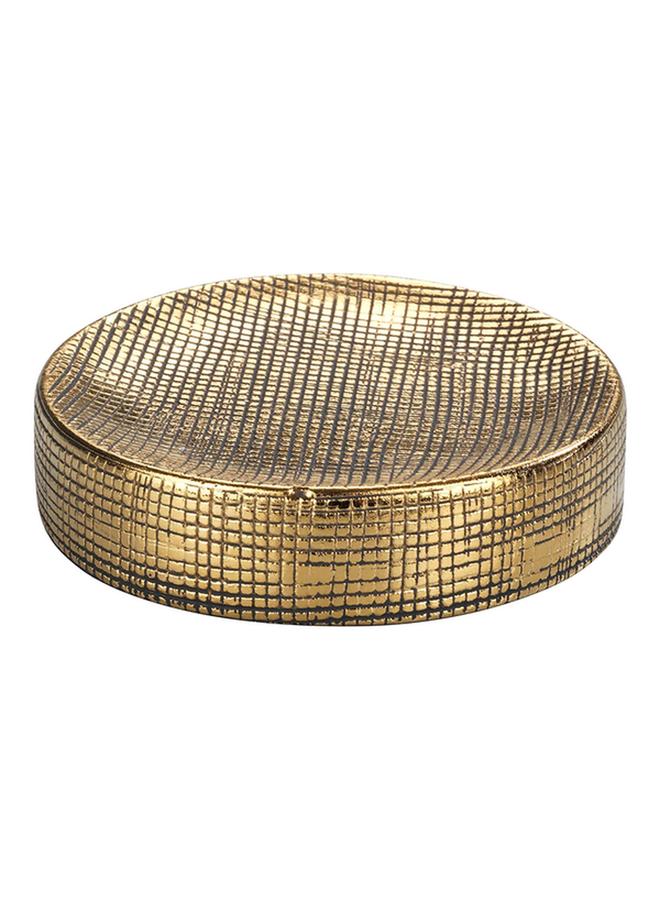 Wenko Rivara Hand Painted Soap Dish Gold - Image 2